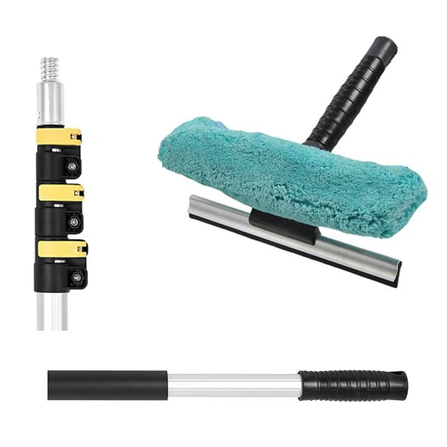 Telescopic Fiber Cloth Window Scraper